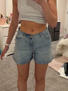 wild fable Light Blue Denim Shorts